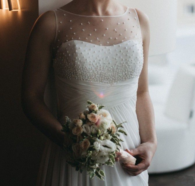 Свадебное платье Pronovias White one (Испания) - 0