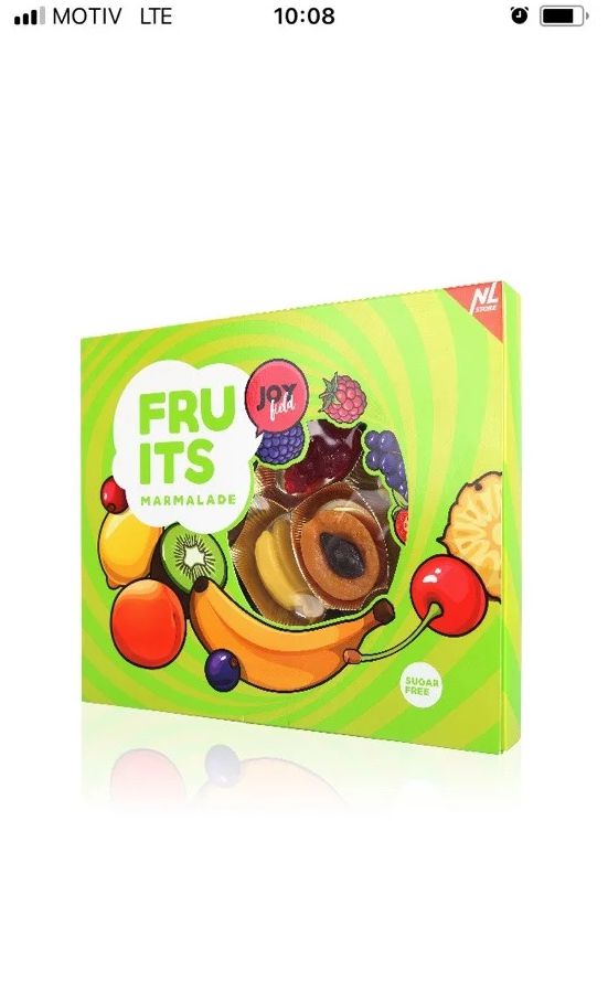 Мармелад fruits без сахара - 0