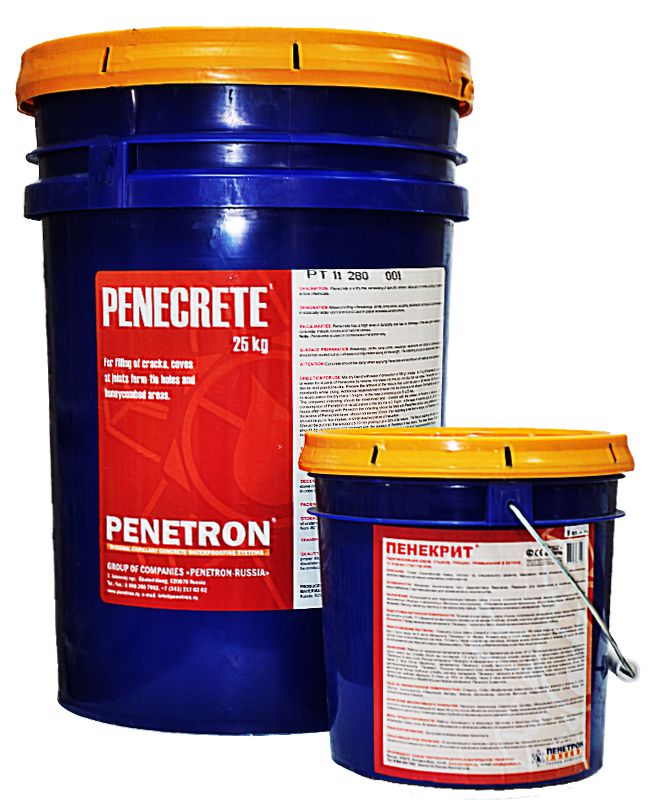Пенекрит — смесь сухая мелкозернистая, гидроизоляционная - 0