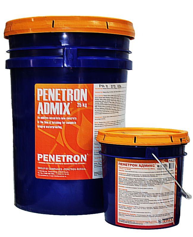 Пенетрон Адмикс — сухая гидроизоляционная добавка в бетонную - 0