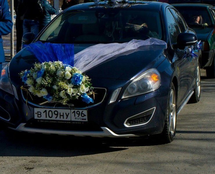 Свадебное Украшения на машину - 0