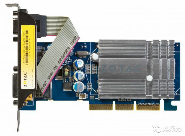 Видеокарта Zotac GeForce 6200 256Mb DDR2 AGP - 0