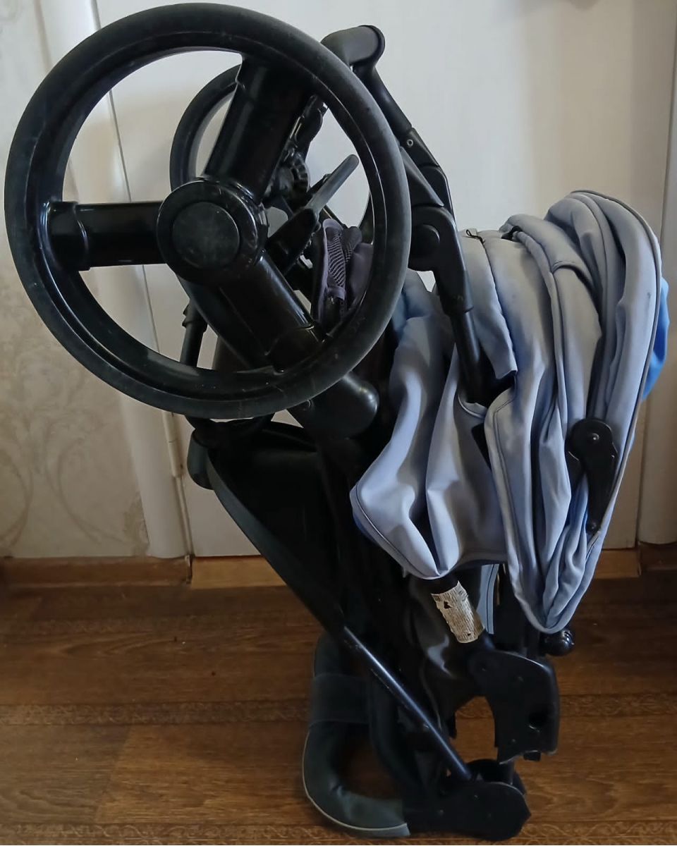 Коляска всесезонная 3х колёсная - 1